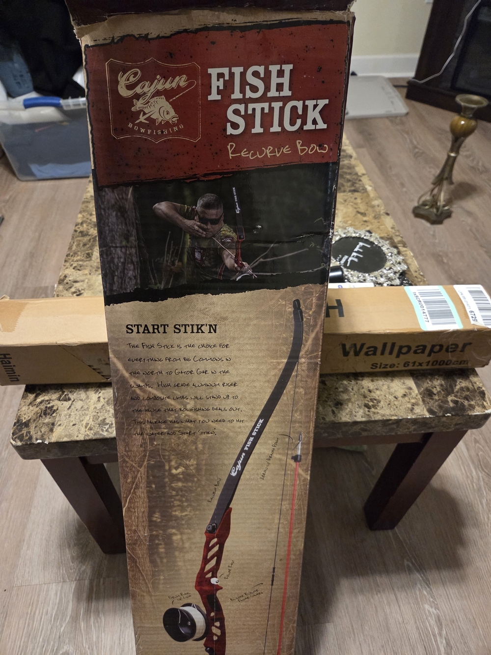 Fish Stick Recurve Bow - Red/Black